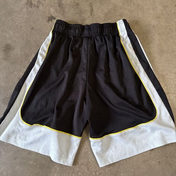 NBA Utah Jazz Icon Edition Black Yellow Basketball Shorts Small Streetwear - Picture 8 of 8